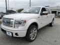 2013 White Platinum Metallic Tri-Coat Ford F150 Limited SuperCrew 4x4  photo #1