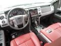 Limited Unique Red Leather 2013 Ford F150 Limited SuperCrew 4x4 Interior Color