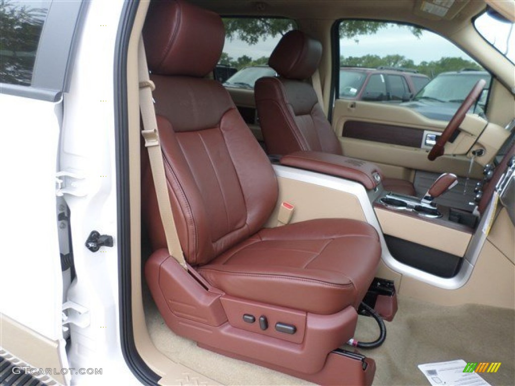 King Ranch Chaparral Leather Interior 2013 Ford F150 King Ranch SuperCrew Photo #87068640