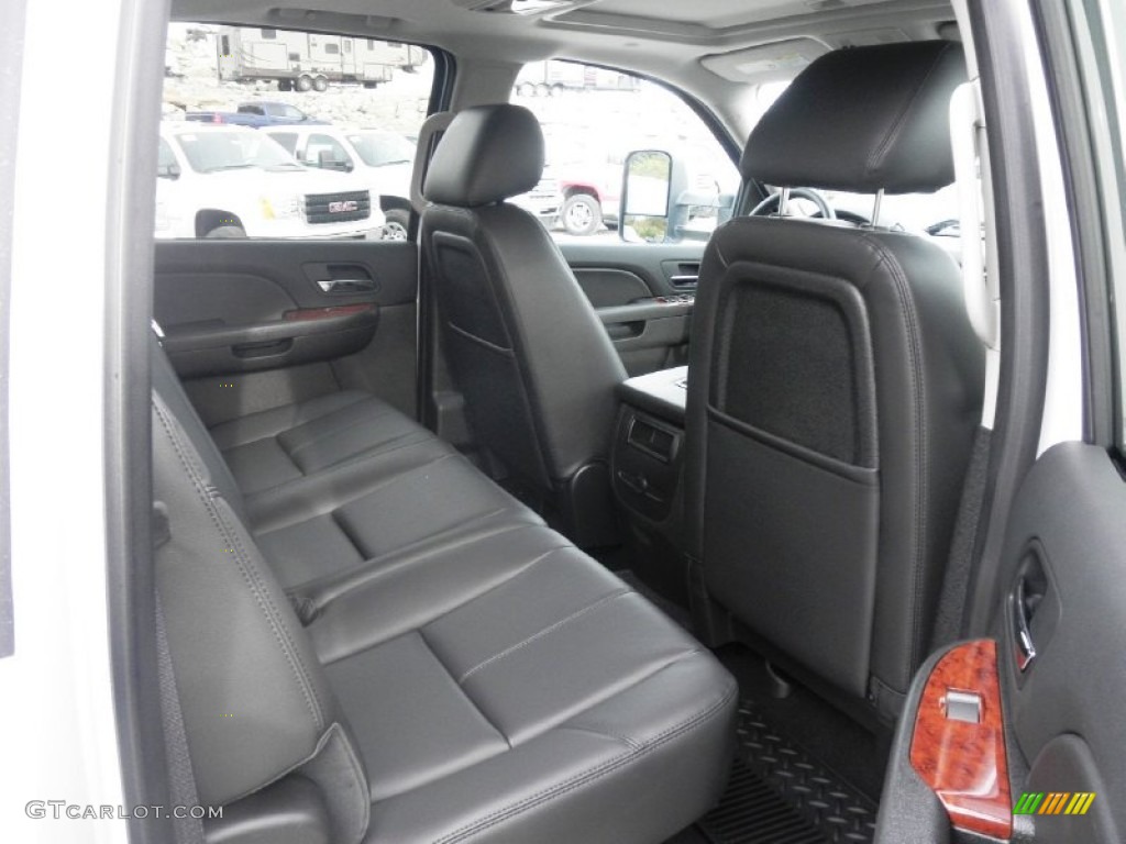 2014 GMC Sierra 2500HD SLT Crew Cab 4x4 Rear Seat Photo #87069165
