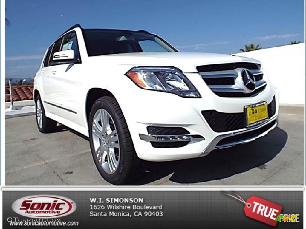 2014 GLK 350 - Diamond White Metallic / Black photo #1