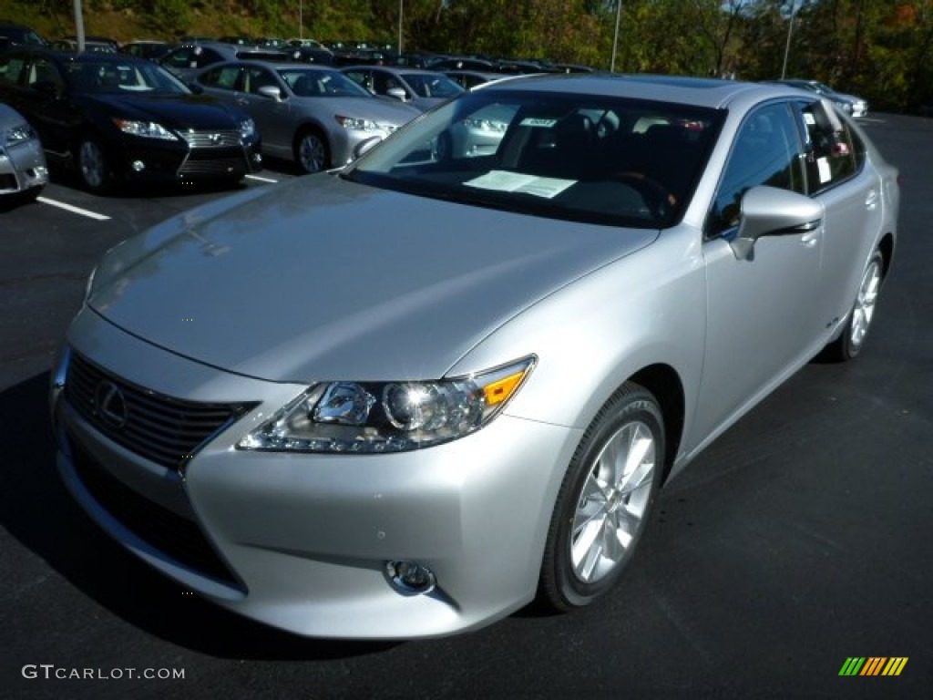 Silver Lining Metallic 2014 Lexus ES 300h Hybrid Exterior Photo #87070899