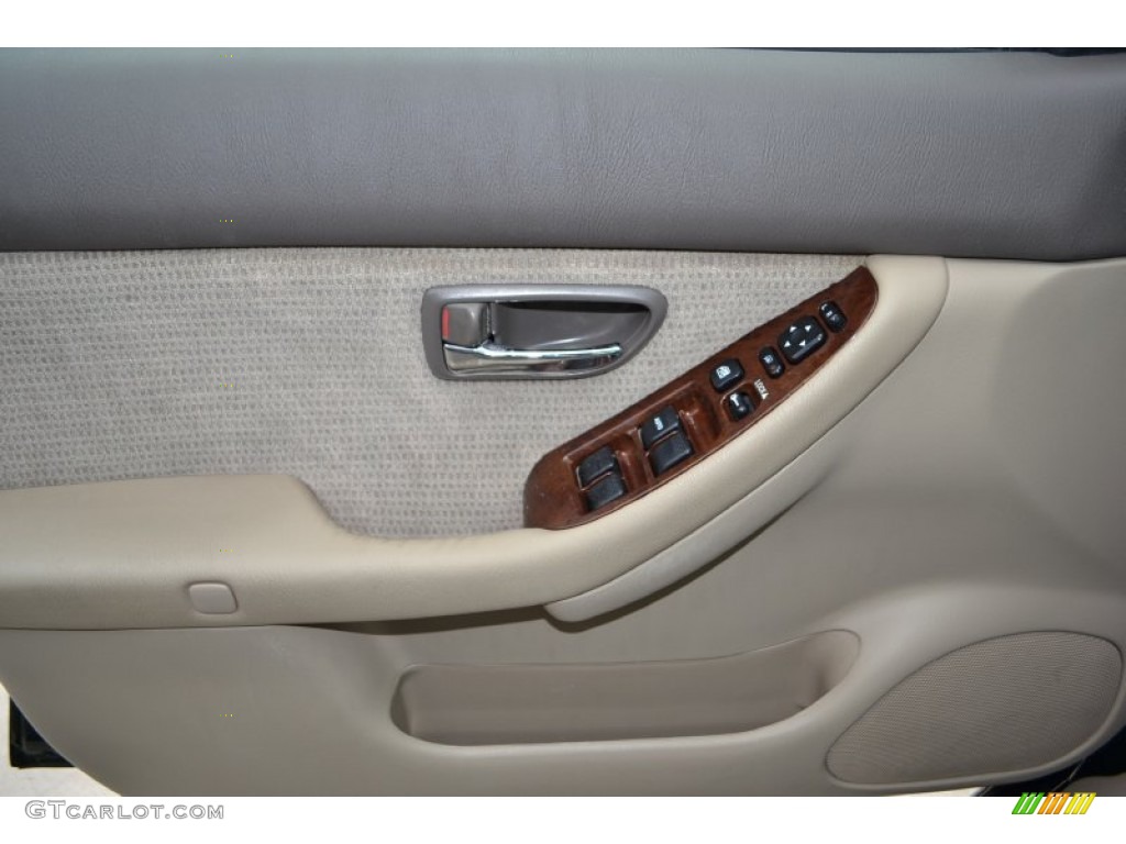 2003 Outback Wagon - Timberline Green Pearl / Beige photo #13