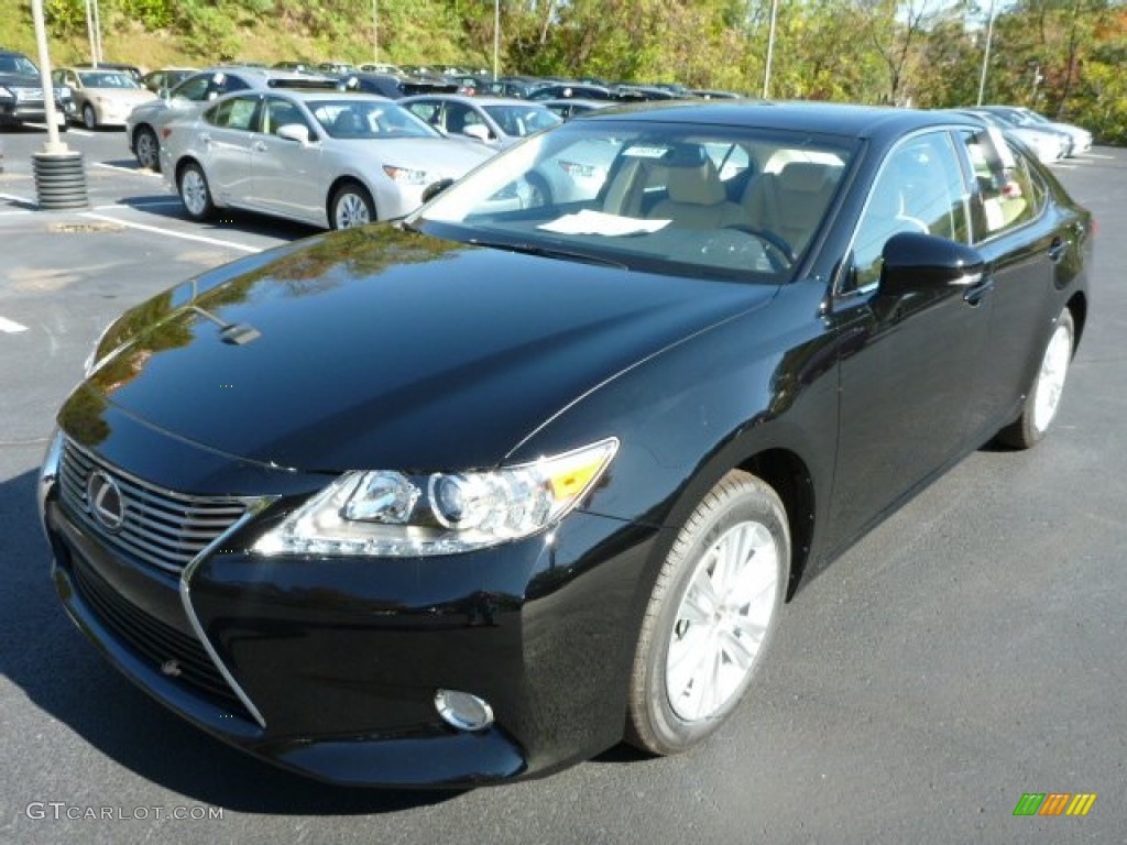 Obsidian Black 2014 Lexus ES 350 Exterior Photo #87071325