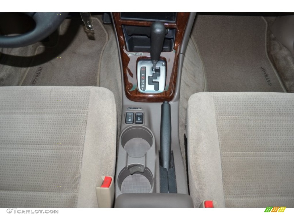 2003 Outback Wagon - Timberline Green Pearl / Beige photo #17