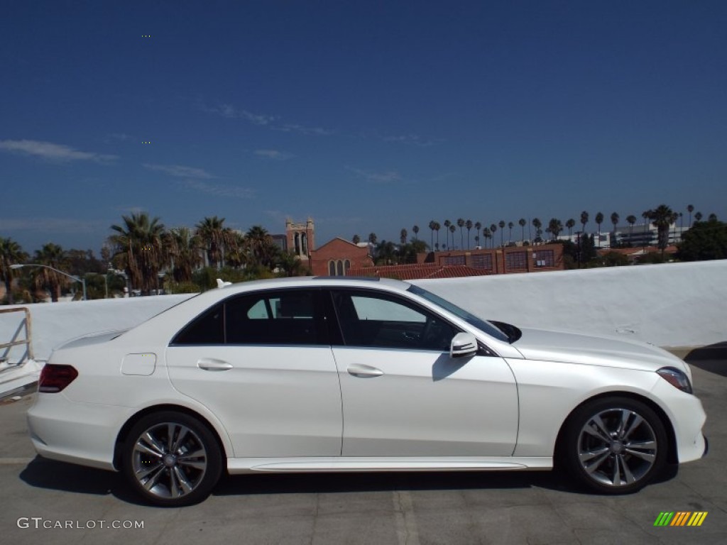2014 E 350 Sport Sedan - Diamond White Metallic / Black photo #3
