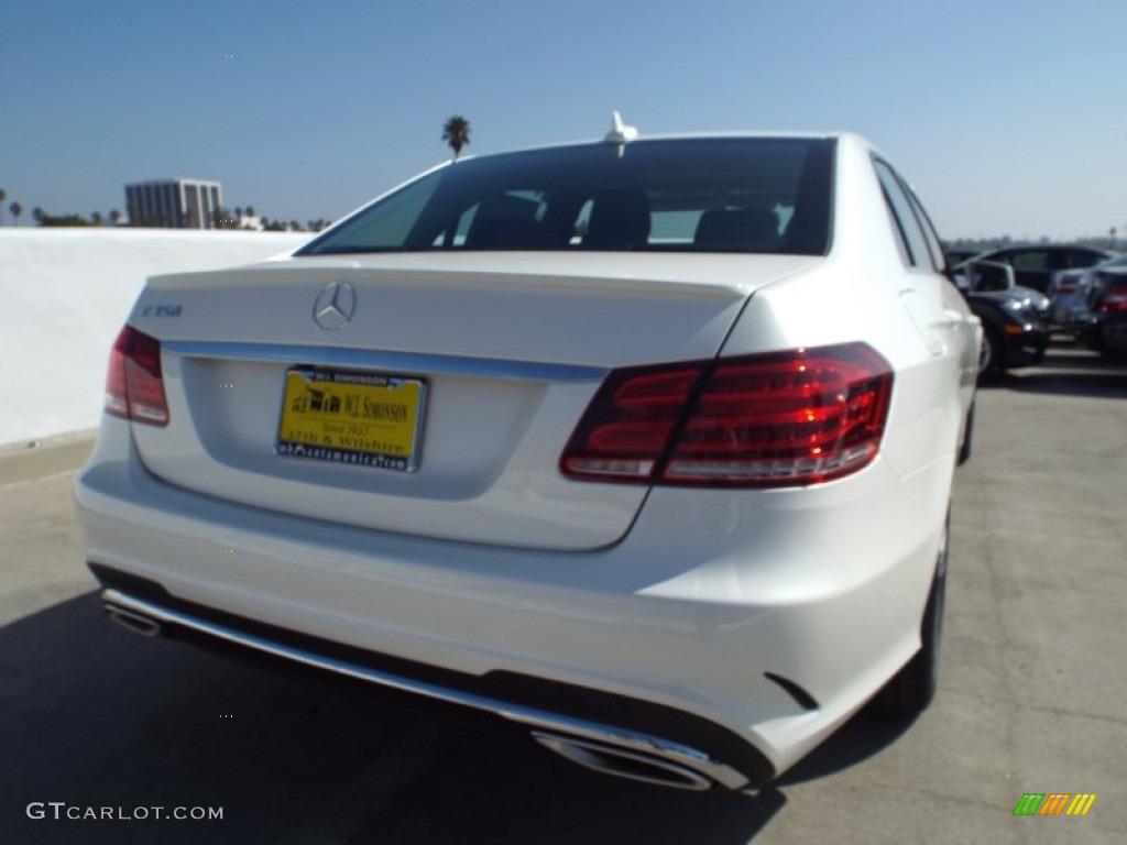 2014 E 350 Sport Sedan - Diamond White Metallic / Black photo #4