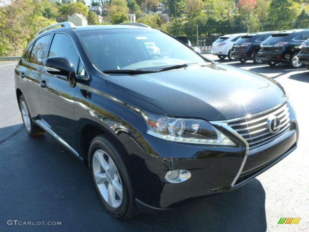 2013 RX 350 AWD - Stargazer Black / Black/Ebony Birds Eye Maple photo #6