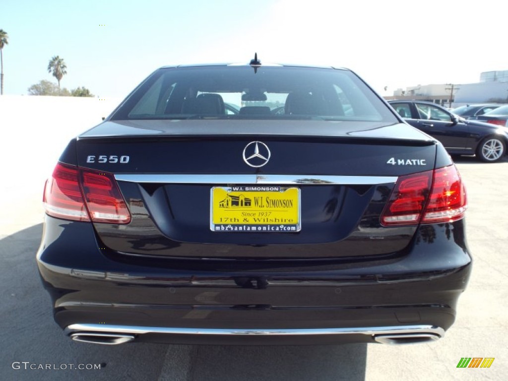 2014 E 550 4Matic Sedan - Black / Black photo #5