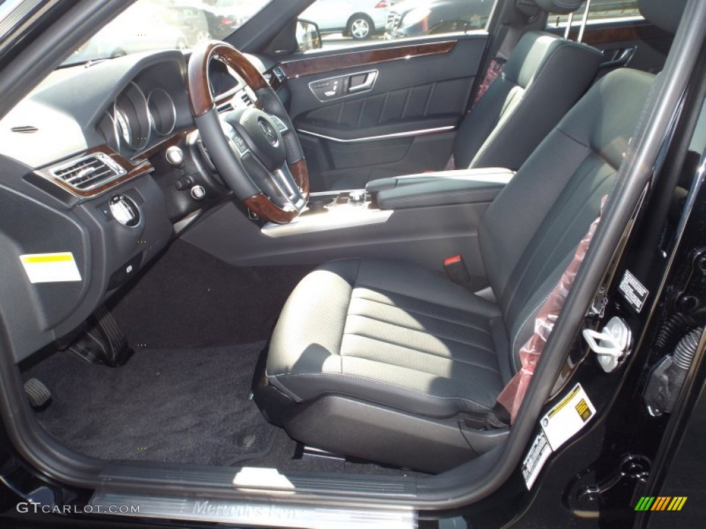 2014 E 550 4Matic Sedan - Black / Black photo #7