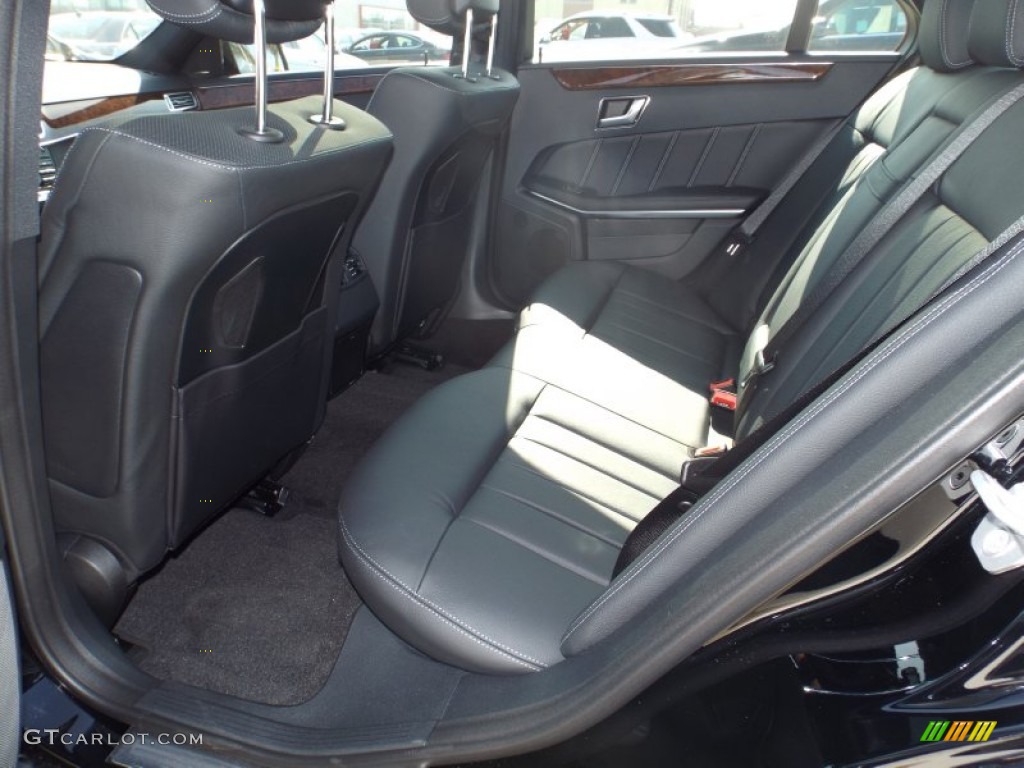 2014 E 550 4Matic Sedan - Black / Black photo #8