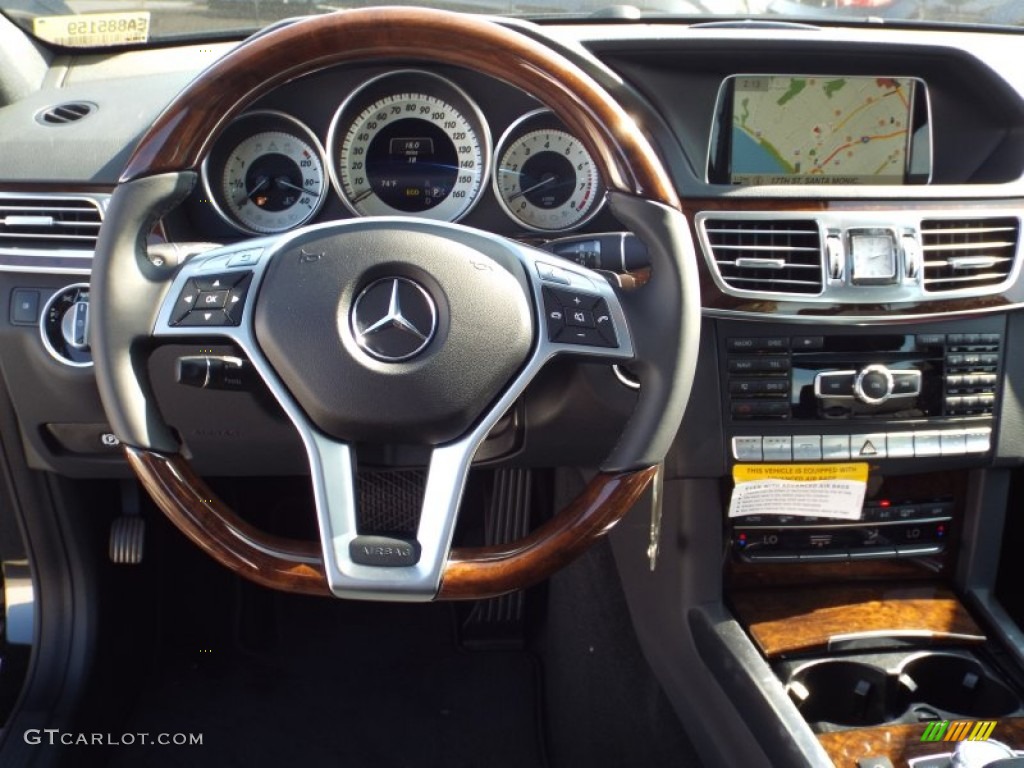 2014 E 550 4Matic Sedan - Black / Black photo #9