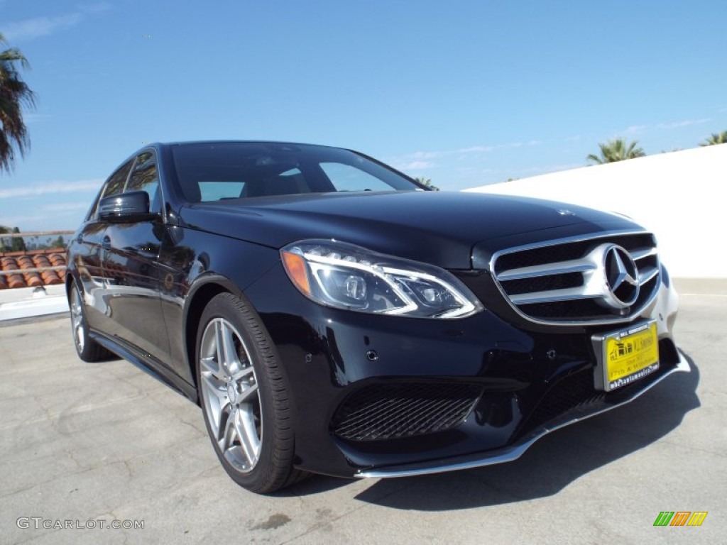 2014 E 550 4Matic Sedan - Black / Black photo #11