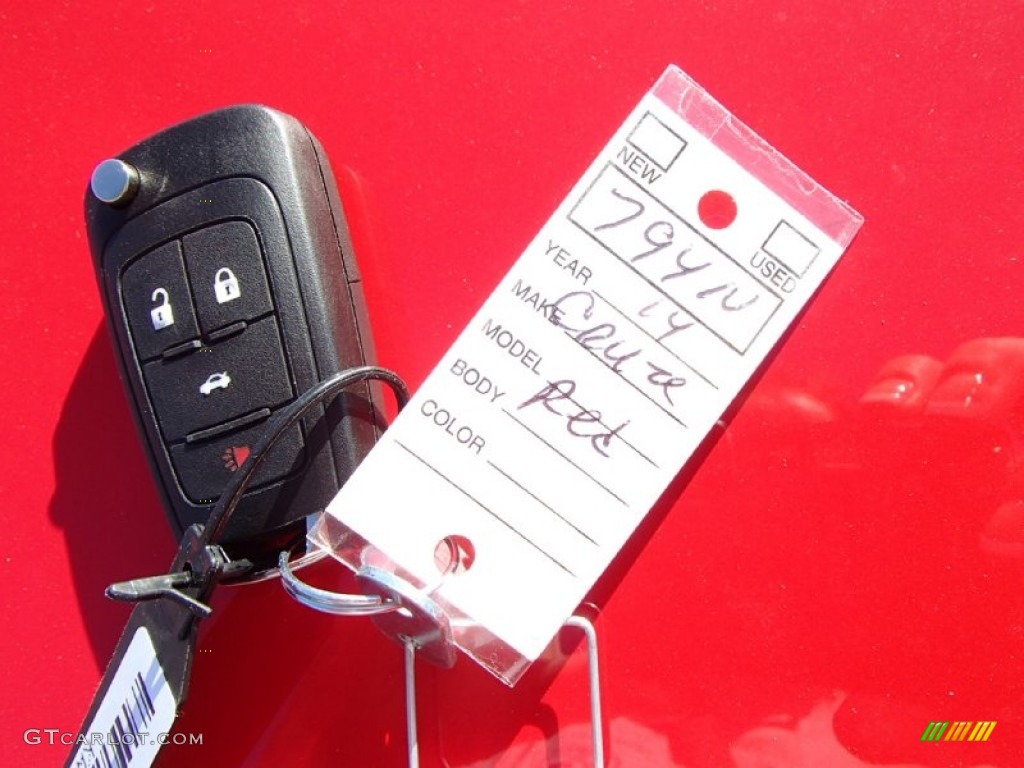 2014 Cruze LS - Red Hot / Jet Black/Medium Titanium photo #9