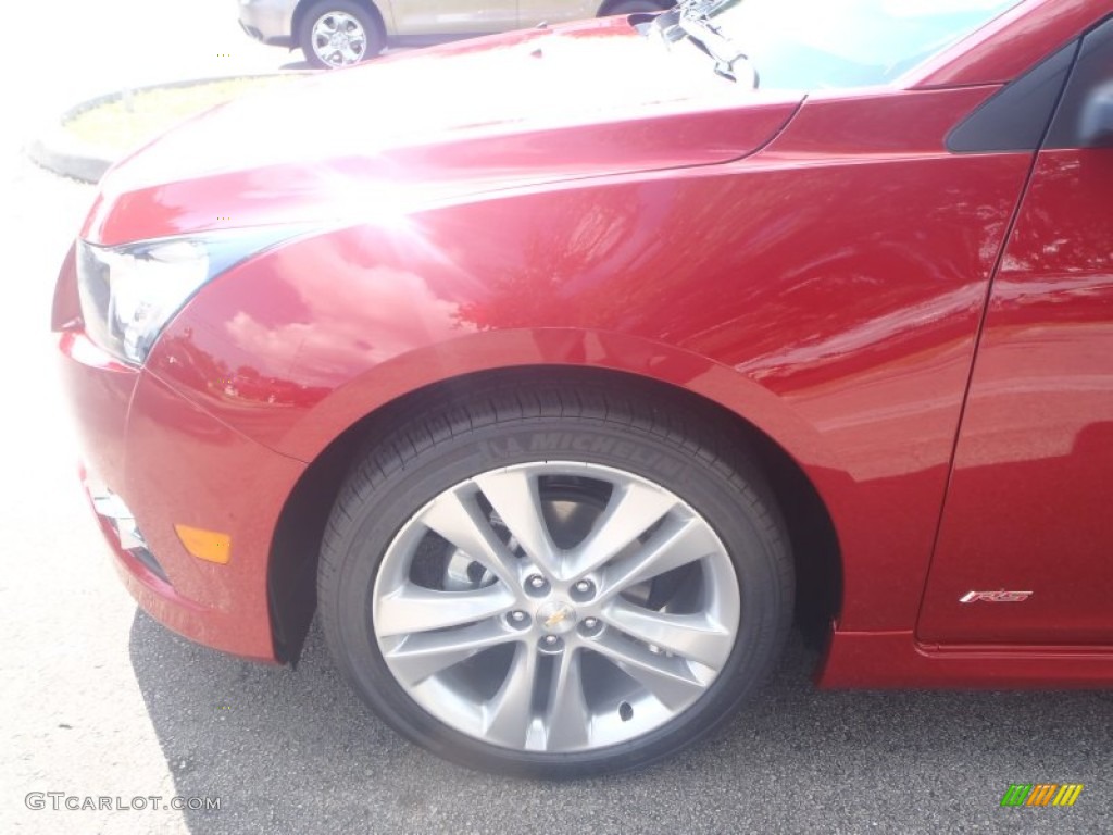 2014 Cruze LTZ - Crystal Red Tintcoat / Cocoa/Light Neutral photo #8