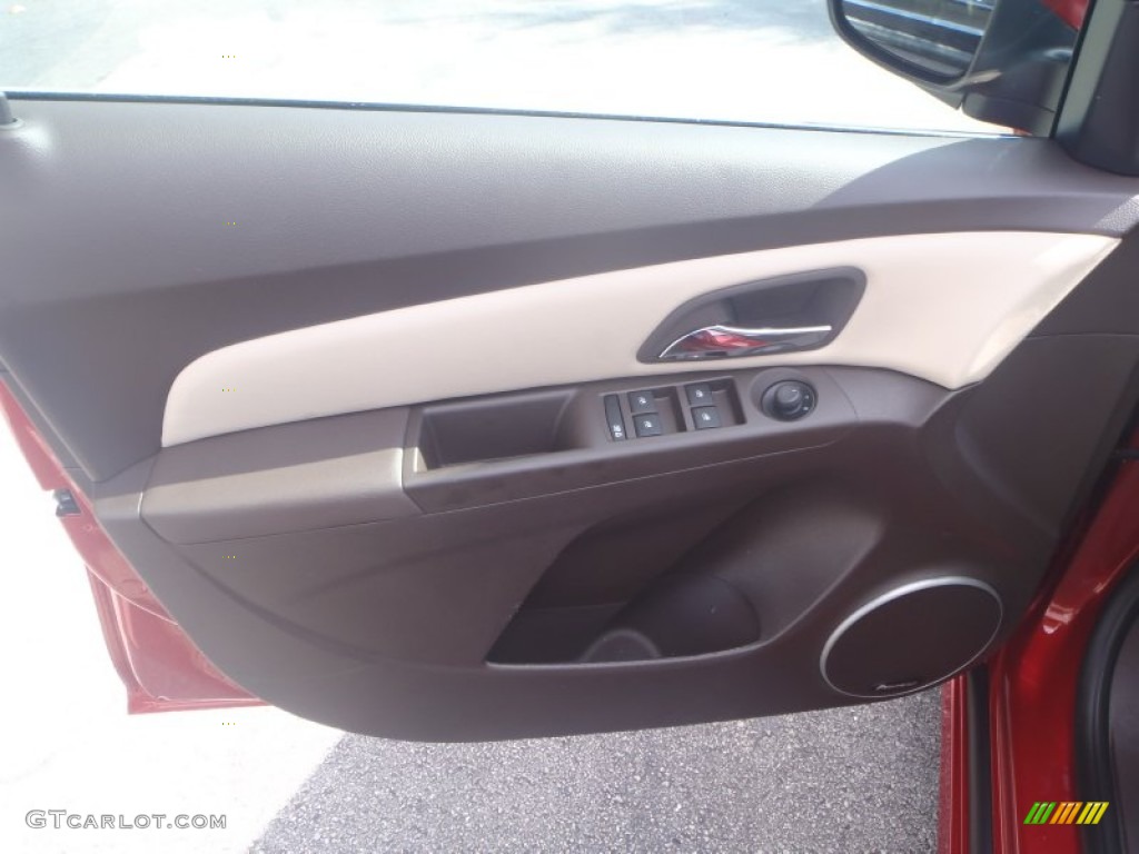 2014 Cruze LTZ - Crystal Red Tintcoat / Cocoa/Light Neutral photo #9