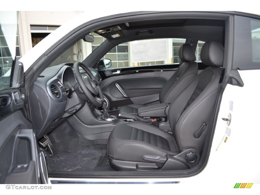 Titan Black Interior 2014 Volkswagen Beetle R-Line Photo #87073494