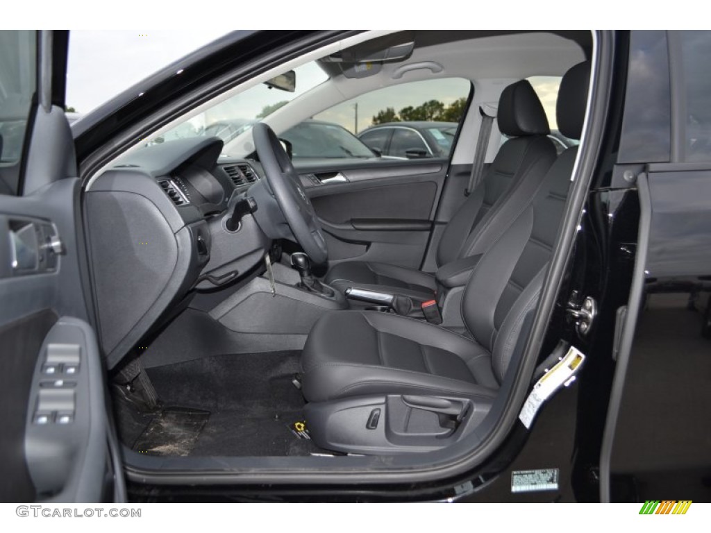 Titan Black Interior 2014 Volkswagen Jetta SE Sedan Photo #87073647