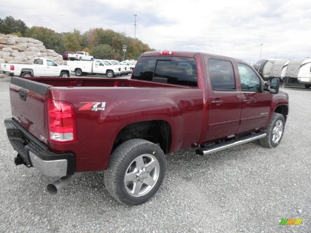 Sonoma Red Metallic 2014 GMC Sierra 2500HD SLT Crew Cab 4x4 Exterior Photo #87073866