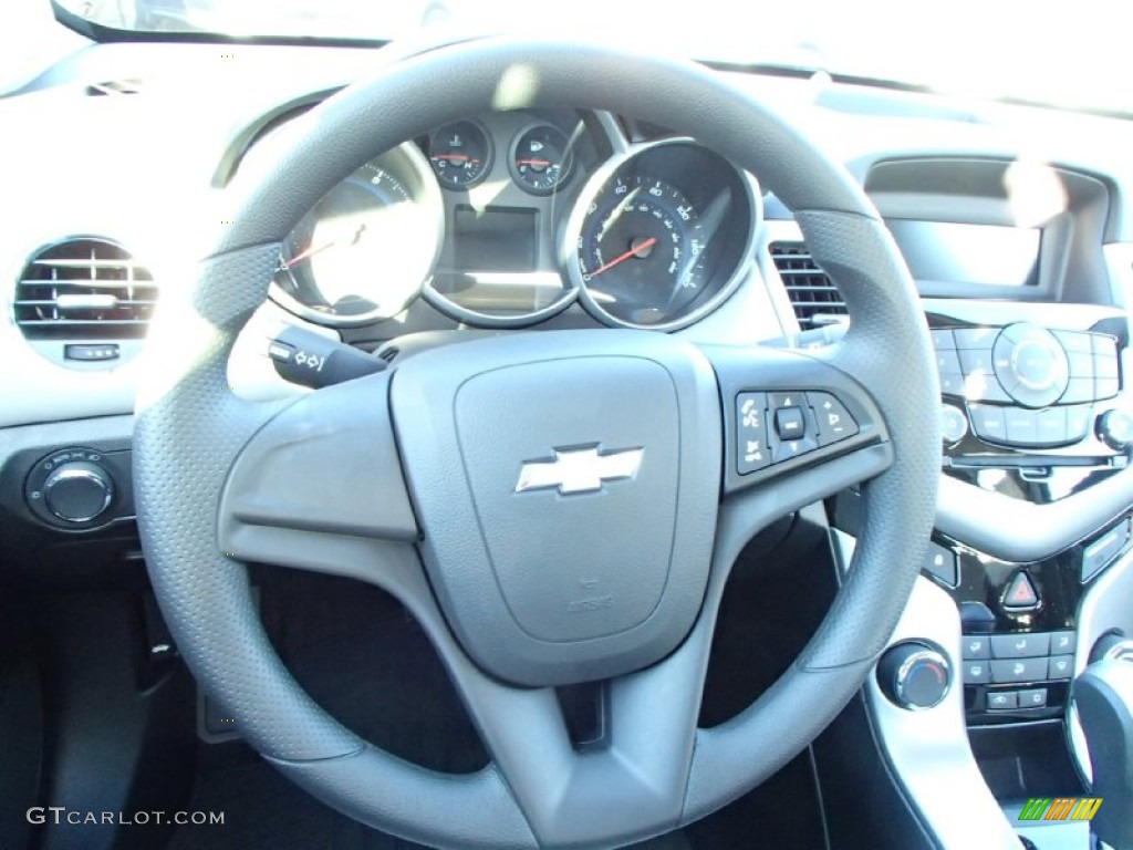 2014 Cruze LS - Black Granite Metallic / Jet Black/Medium Titanium photo #6