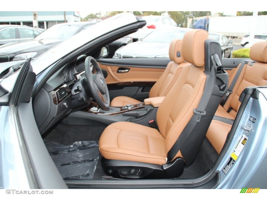 Saddle Brown Interior 2013 BMW 3 Series 335i Convertible Photo #87075117