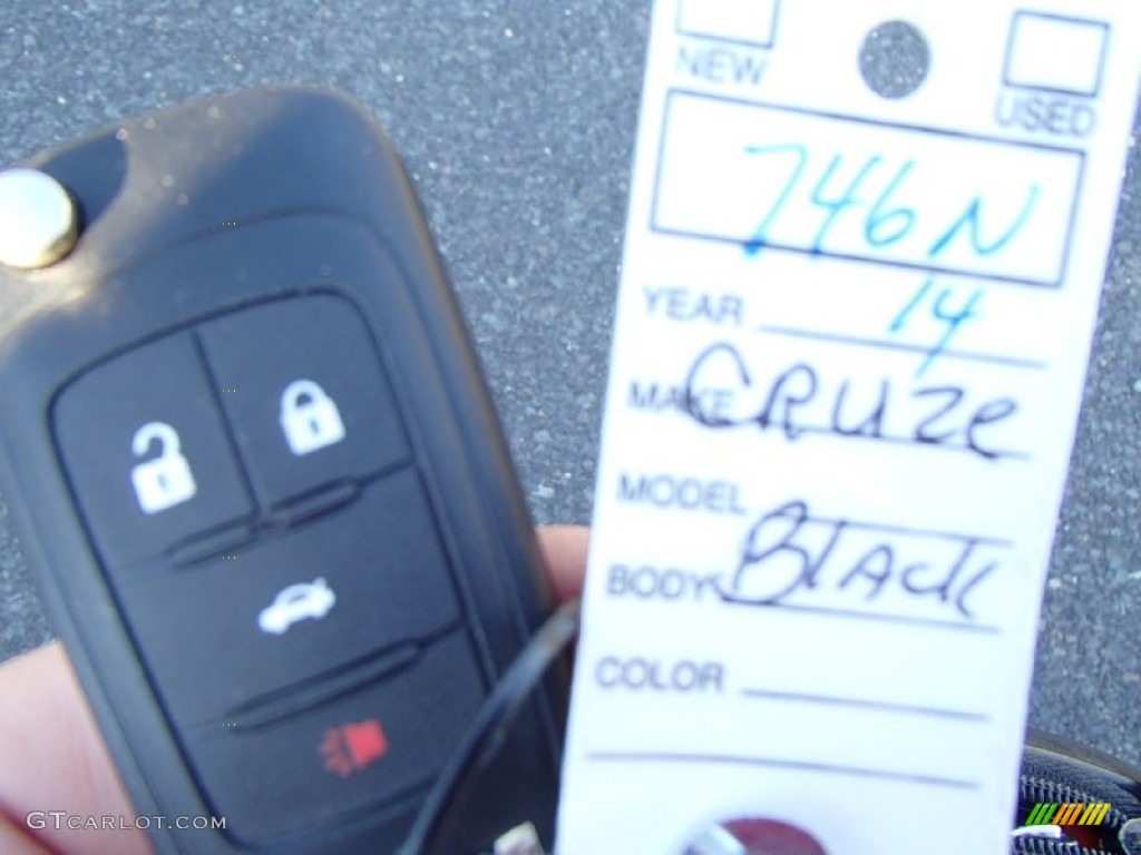 2014 Cruze LS - Black Granite Metallic / Jet Black/Medium Titanium photo #11
