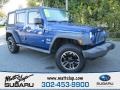Deep Water Blue Pearl 2009 Jeep Wrangler Unlimited X 4x4