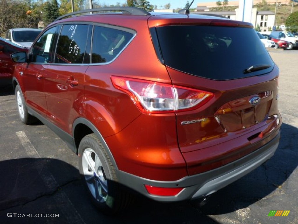 2014 Escape SE 1.6L EcoBoost 4WD - Sunset / Charcoal Black photo #4