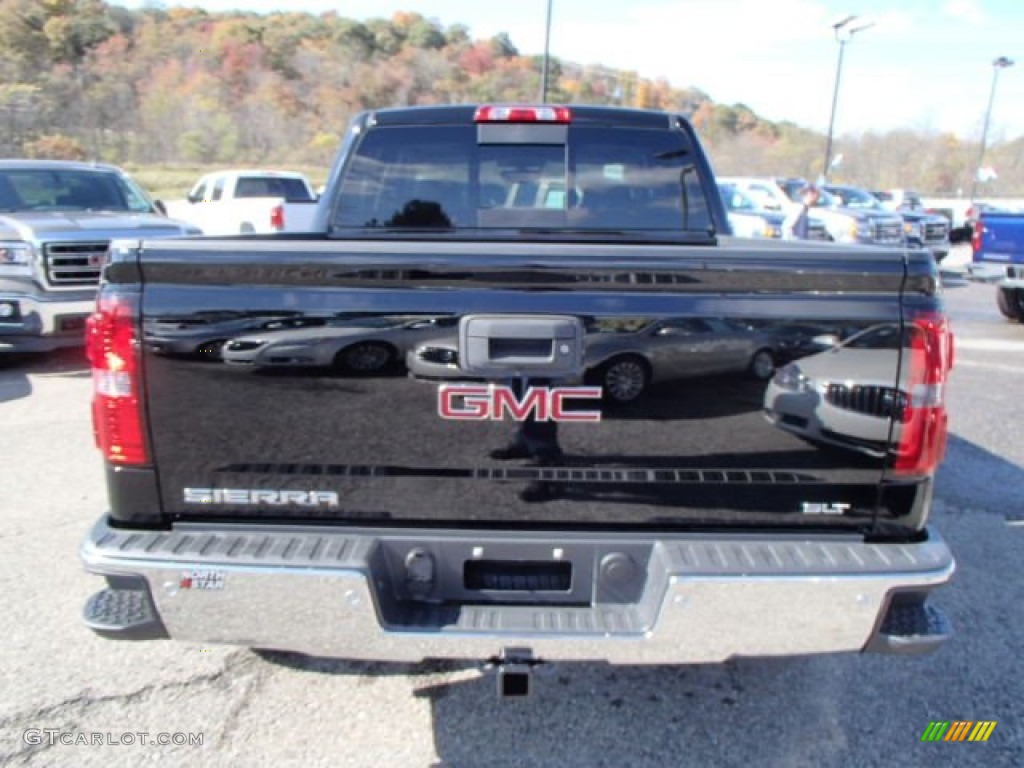 2014 Sierra 1500 SLT Crew Cab 4x4 - Onyx Black / Jet Black photo #6