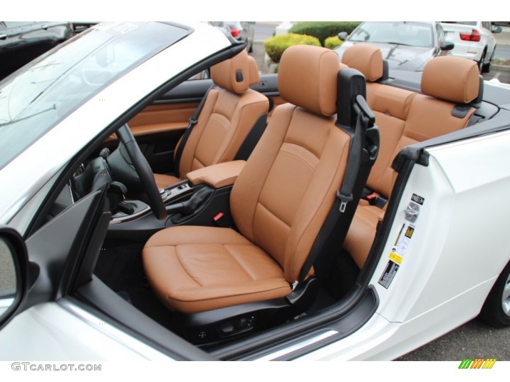 Saddle Brown Interior 2013 BMW 3 Series 328i Convertible Photo #87075855
