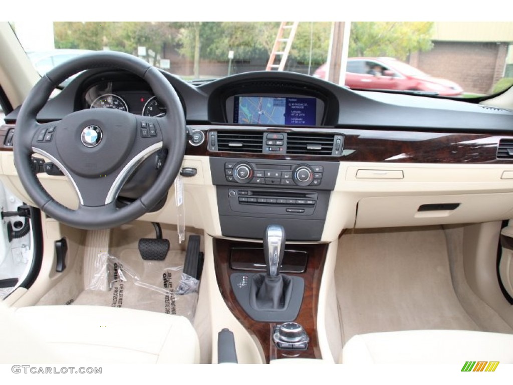 2013 3 Series 335i Coupe - Alpine White / Cream Beige photo #13