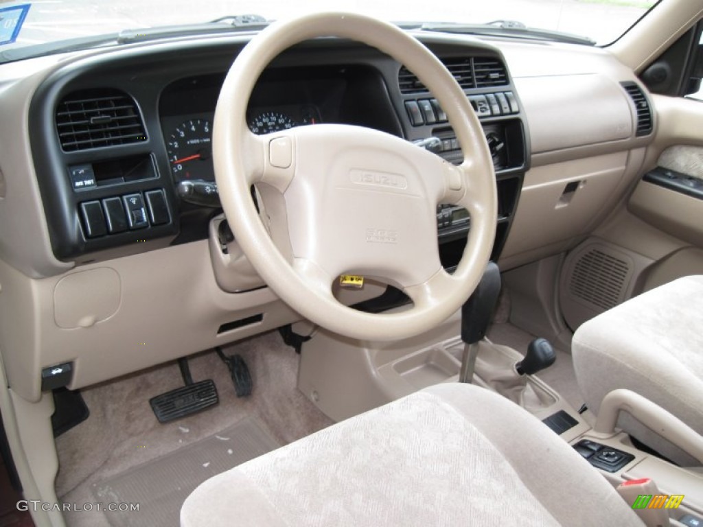 Beige Interior 2000 Isuzu Trooper S 4x4 Photo #87076650
