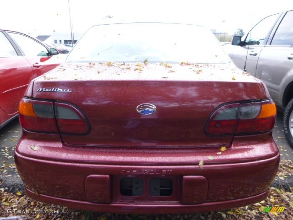 2003 Malibu Sedan - Redfire Metallic / Gray photo #3