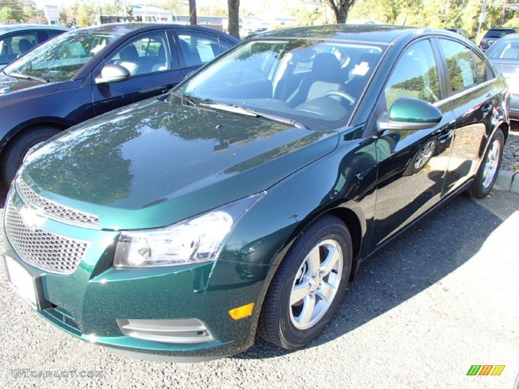 2014 Cruze LT - Rainforest Green Metallic / Jet Black photo #1