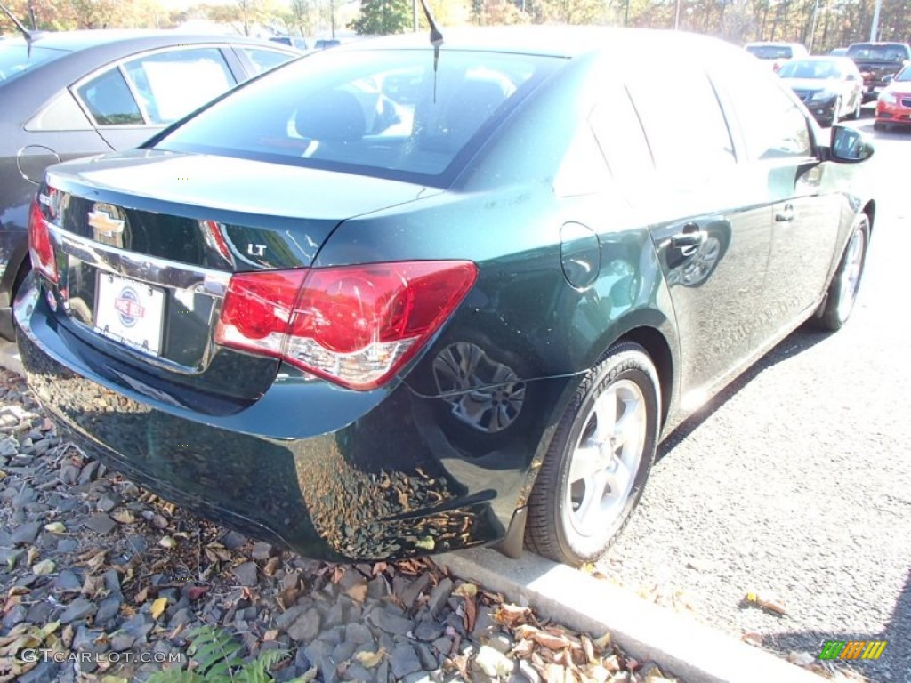 2014 Cruze LT - Rainforest Green Metallic / Jet Black photo #2