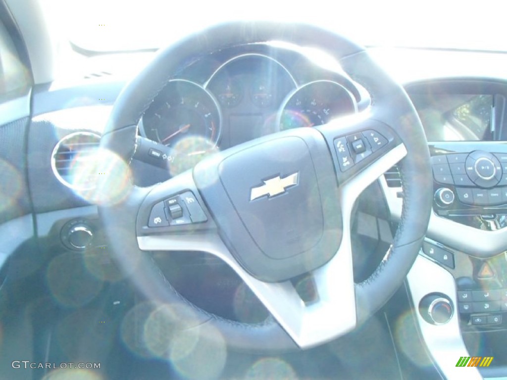 2014 Cruze LT - Rainforest Green Metallic / Jet Black photo #6