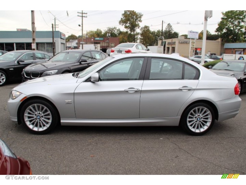 2011 3 Series 335i xDrive Sedan - Titanium Silver Metallic / Black photo #6