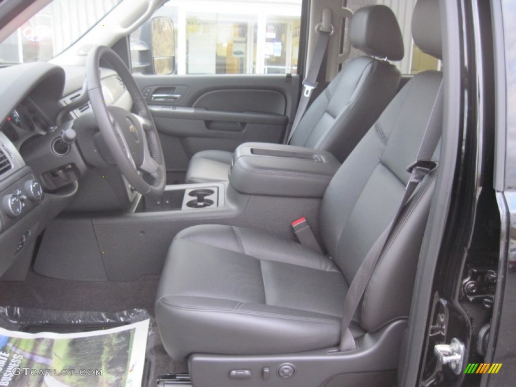 2014 Silverado 3500HD LTZ Crew Cab 4x4 Dual Rear Wheel - Black / Ebony photo #8