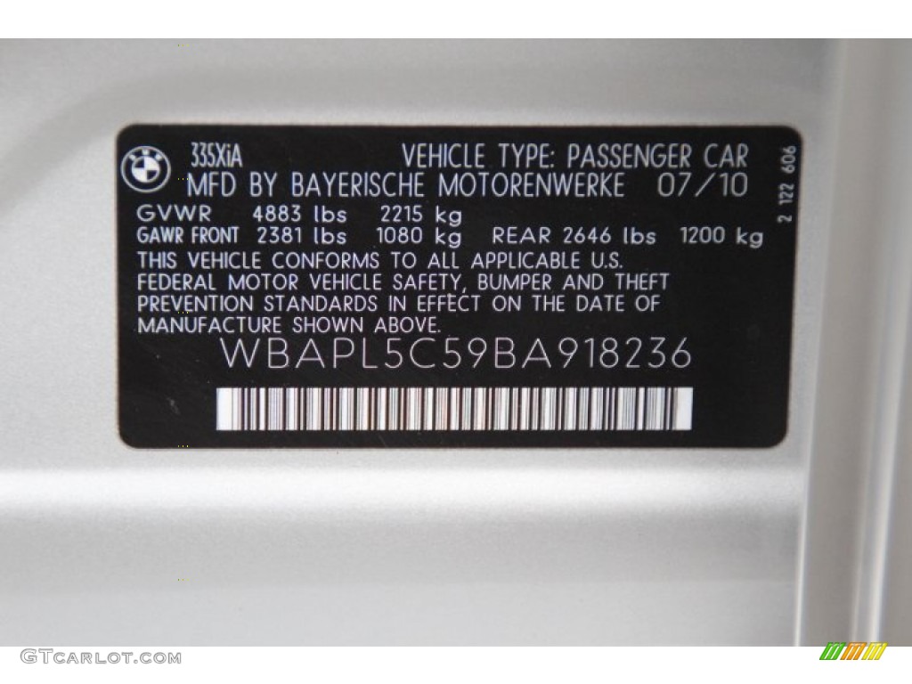 2011 3 Series 335i xDrive Sedan - Titanium Silver Metallic / Black photo #33