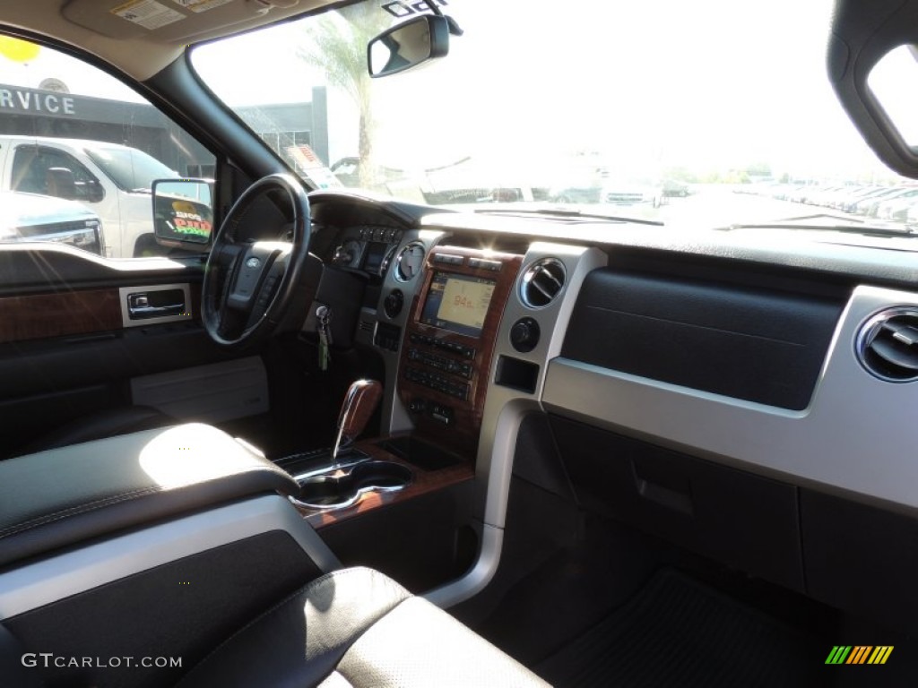 2010 F150 Lariat SuperCrew 4x4 - Ingot Silver Metallic / Black photo #6