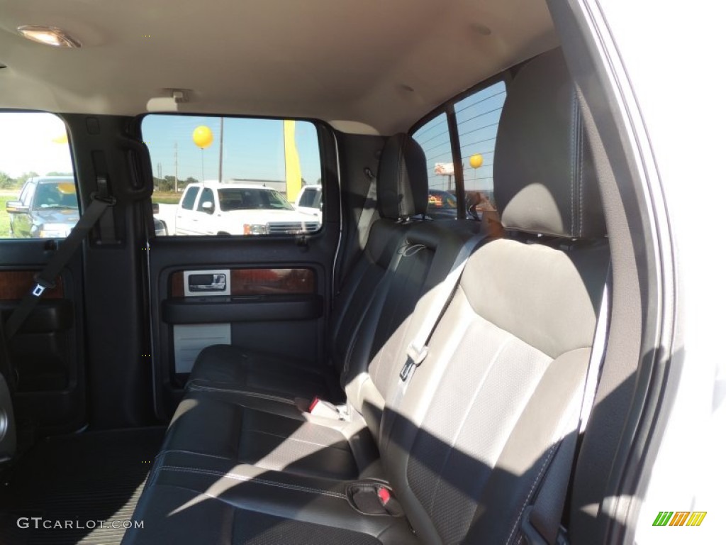 2010 F150 Lariat SuperCrew 4x4 - Ingot Silver Metallic / Black photo #11