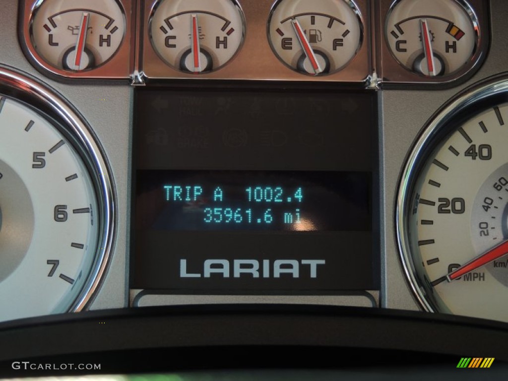 2010 F150 Lariat SuperCrew 4x4 - Ingot Silver Metallic / Black photo #17