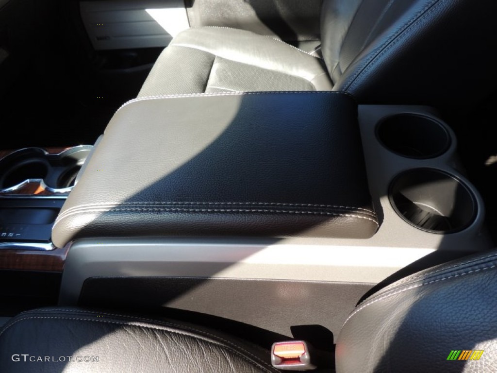2010 F150 Lariat SuperCrew 4x4 - Ingot Silver Metallic / Black photo #24