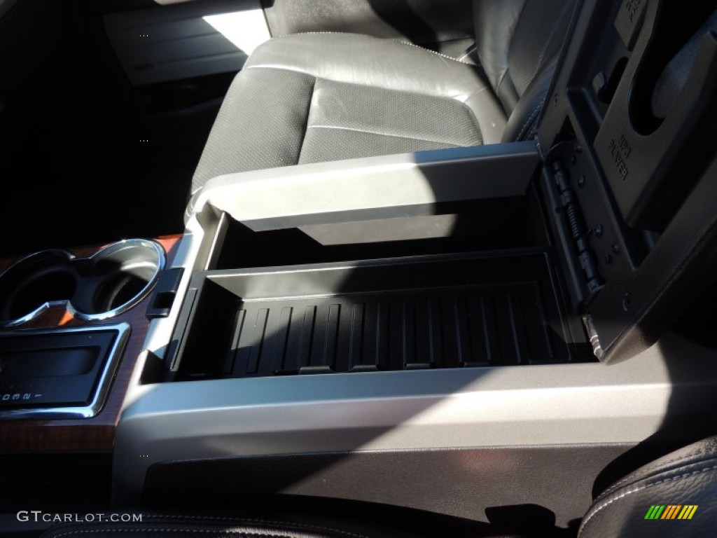 2010 F150 Lariat SuperCrew 4x4 - Ingot Silver Metallic / Black photo #25
