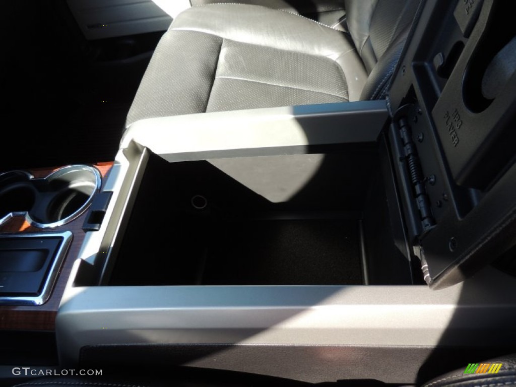 2010 F150 Lariat SuperCrew 4x4 - Ingot Silver Metallic / Black photo #26