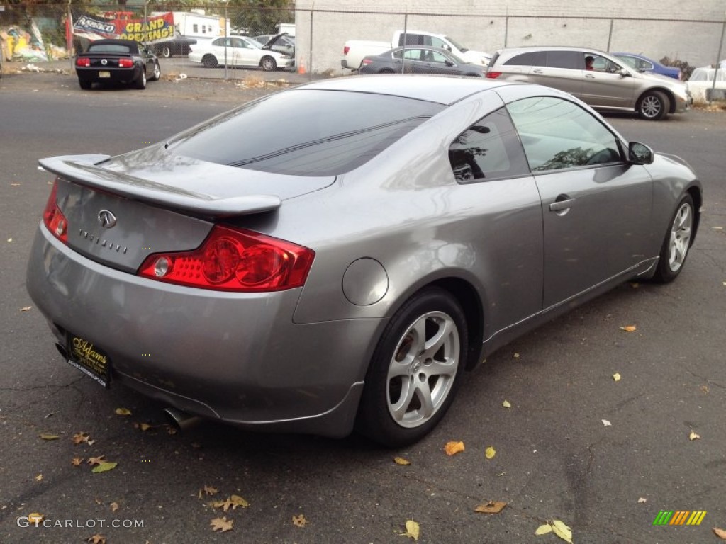 2005 G 35 Coupe - Diamond Graphite Metallic / Graphite photo #4