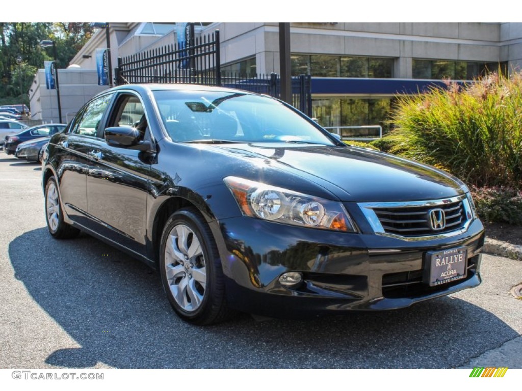 2008 Accord EX-L V6 Sedan - Nighthawk Black Pearl / Black photo #1