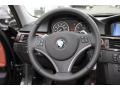 Coral Red/Black Dakota Leather Steering Wheel Photo for 2011 BMW 3 Series #87079616