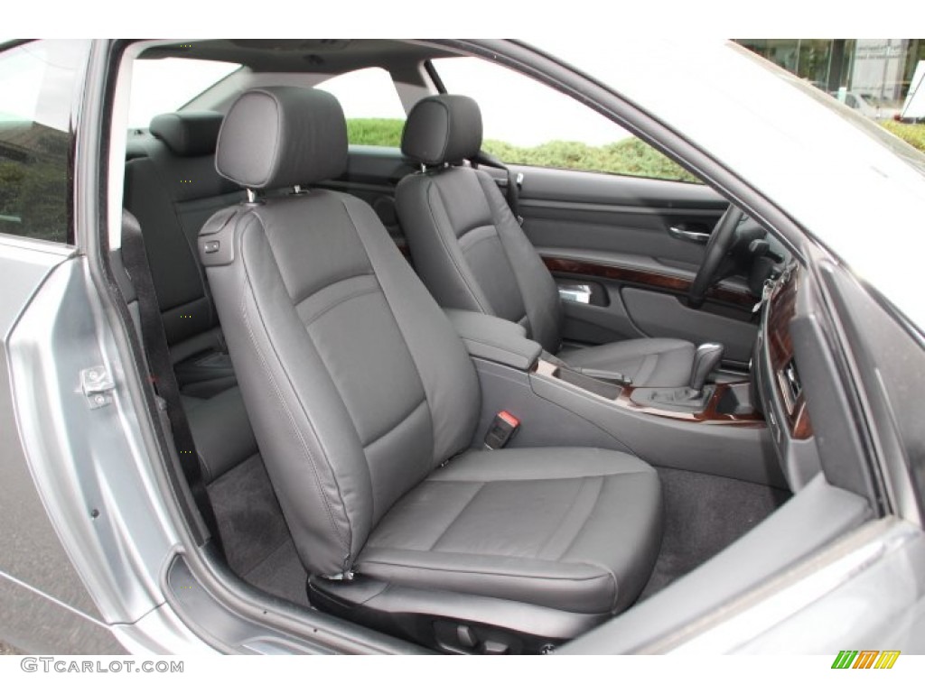 2011 3 Series 328i xDrive Coupe - Space Gray Metallic / Black photo #27