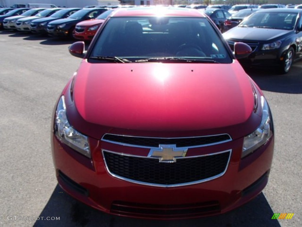 2014 Cruze LT - Crystal Red Tintcoat / Jet Black photo #2